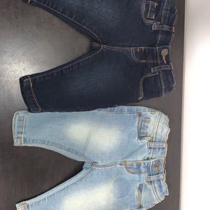(0-3 months) baby boy jeans (2/$15)
